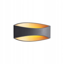 Alclara Kinkiet Sida Led 6W Metal Czarny Mat