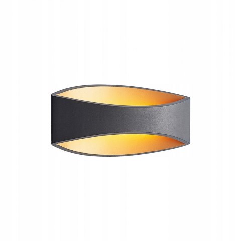 Alclara Kinkiet Sida Led 6W Metal Czarny Mat