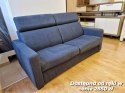 Sofa Veymont z funkcją spania stelaż 160 cm + materac, wybór tapicerki