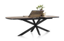 Stół H&H Avalox 190 + 60 x 110 cm centralna noga driftwood