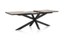 Stół H&H Avalox/ Avalon 160 + 50 x 98 cm driftwood centralna noga