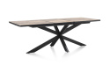 Stół H&H Avalox/ Avalon 160 + 50 x 98 cm driftwood centralna noga