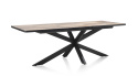 Stół H&H Avalox/ Avalon 160 + 50 x 98 cm driftwood centralna noga