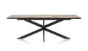 Stół H&H Avalox/ Avalon 160 + 50 x 98 cm driftwood centralna noga