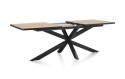 Stół H&H Avalox/ Avalon 190 + 50 x 98 cm driftwood centralna noga