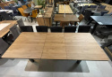 Stół H&H Avalox/ Avalon 190 + 50 x 98 cm vintage oak nogi X/V/4