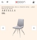 Krzesło Xooon Artella wybór tapicerki