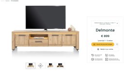 (R) Szafka RTV Delmonte 200 cm Henders& Hazel defekt