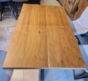 (K, od ręki) Rozkładany stół Metalox 140 + 50 x 90 cm centralna noga