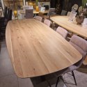 (K, od ręki) Stół Xooon Arvada 250 x 110 cm Oval lity dąb