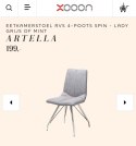 (K) Krzesło Xooon Artella dostępne od ręki