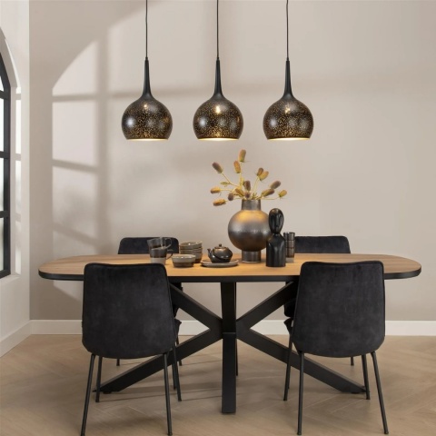 [na zamówienie] Lampa wisząca potrójna ARJEN COCO Maison