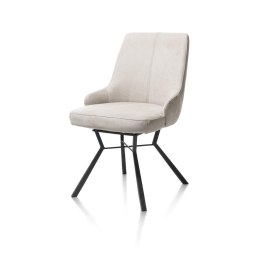 Krzesło obrotowe do jadalni Thomas (Light Grey) marki Habufa