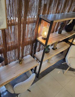[SR] Industrialny regał dębowy Natura
