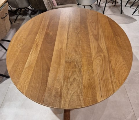 Stół do jadalni owalny TRAPANI, 150x120 cm, fornir z wędzonego mango Xooon Stół do jadalni owalny TRAPANI, 150x120 cm, fornir z wędzonego mango Xooon
