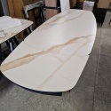 DEFEKT #4 Stół rozkładany Xooon Montello 200 + 2 x 50 cm x 100 cm ceramika na szkle hartowanym