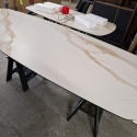 DEFEKT #4 Stół rozkładany Xooon Montello 200 + 2 x 50 cm x 100 cm ceramika na szkle hartowanym