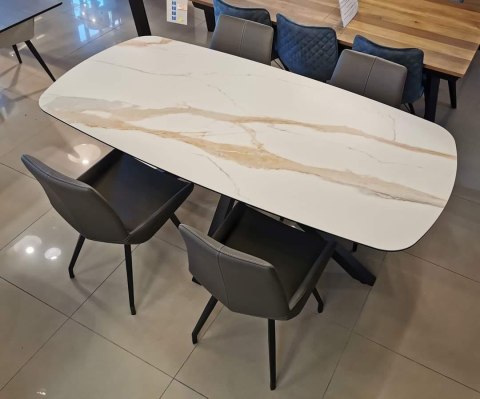 Stół rozkładany Xooon Montello 200 + 2 x 50 cm x 100 cm white ceramika na szkle hartowanym Stół rozkładany Xooon Montello 200 + 2 x 50 cm x 100 cm white ceramika na szkle hartowanym