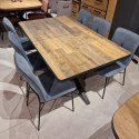 Zestaw stół AVALOX 160+50 x 98 cm+ 6 krzeseł QUINT