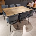 Zestaw stół AVALOX 160+50 x 98 cm+ 6 krzeseł QUINT