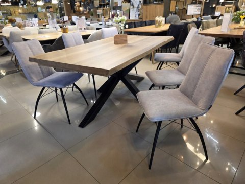 Zestaw stół H&H Metalox 190+ 50 x 100 cm + komplet krzeseł Zestaw stół H&H Metalox 190+ 50 x 100 cm + komplet krzeseł