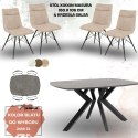 Zestaw stół MASURA Xooon 150 x 105 cm i 4 krzesła Salsa