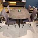 Zestaw stół MASURA Xooon 150 x 105 cmi 4 krzesła Monaco