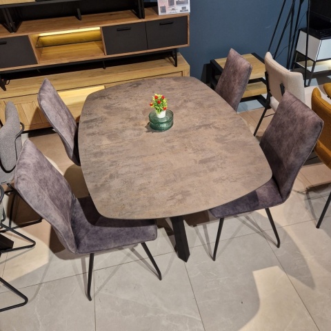 Zestaw stół MASURA Xooon 150 x 105 cmi 4 krzesła Monaco Zestaw stół MASURA Xooon 150 x 105 cmi 4 krzesła Monaco