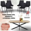 Zestaw stół PAVAROTTI (pająk) + 6 krzesła Coral