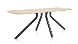 (K, od ręki ) Stół Xooon Arvada 190 x 110 cm Oval lity dąb