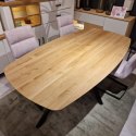 (M, #2 od ręki ) Stół Xooon Arvada 190 x 110 cm Oval lity dąb
