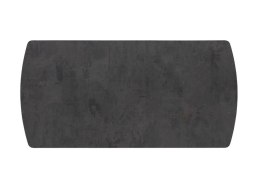 [M, od ręki] Największy stół rozkładany Pavalon 200-278x100 cm na centralnej nodze, blat Primo Laminato (HPL), kolor antracyt