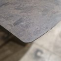 [M, od ręki] Największy stół rozkładany Pavalon 200-278x100 cm na centralnej nodze, blat Primo Laminato (HPL), kolor antracyt