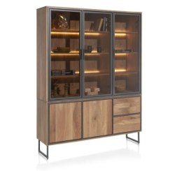 (R) Witryna TRAPANI - 160 cm Henders& Hazel Mangifera Smoked