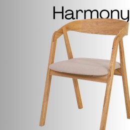 (R, od ręki) Krzesło dębowe Harmony