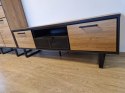 (R) Szafka RTV 150 cm H&H Avalon/ Avalox natural