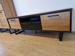 (R) Szafka RTV 150 cm H&H Avalon/ Avalox natural