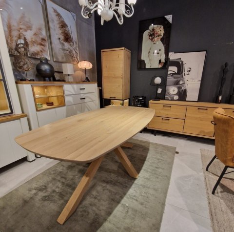 (K, od ręki ) Stół Xooon Arvada 190 x 110 cm Oval lity dąb (K, od ręki ) Stół Xooon Arvada 190 x 110 cm Oval lity dąb