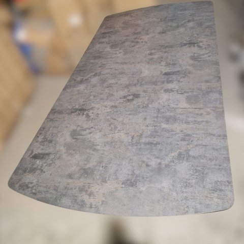 [K, od ręki DEFEKT #1] Największy stół rozkładany Pavalon 200-278x100 cm na centralnej nodze, blat Primo Laminato ANTRACYT