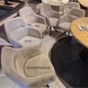 Obrotowe krzesło Xooon Liva Champange