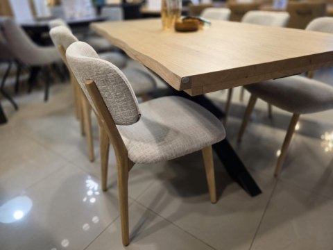 [K, od ręki] Stół rozkładany Nyborg/ Metalox Henders& Hazel 190-240 cm dąb organiczna krawędź