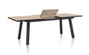 Stół H&H Avalox/ Avalon 160 + 50 x 98 cm vintage oak 4 klasyczne nogi