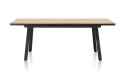 Stół H&H Avalox/ Avalon 160 + 50 x 98 cm vintage oak 4 klasyczne nogi