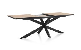Stół H&H Avalox/ Avalon 160 + 50 x 98 cm vintage oak centralna noga
