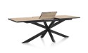 Stół H&H Avalox/ Avalon 160 + 50 x 98 cm vintage oak centralna noga