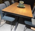 Stół H&H Avalox/ Avalon 160 + 50 x 98 cm vintage oak centralna noga