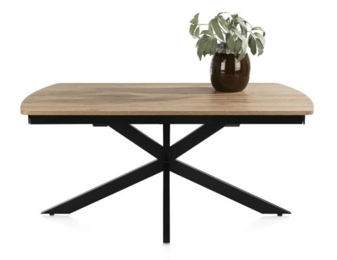 Stół industrialny rozkładany ASPEN 170-230 cm, blat lity dąb, noga pająk Stół industrialny rozkładany ASPEN 170-230 cm, blat lity dąb, noga pająk
