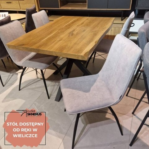 Zestaw stół H&H Metalox 130 x 90 + komplet krzeseł Zestaw stół H&H Metalox 130 x 90 + komplet krzeseł