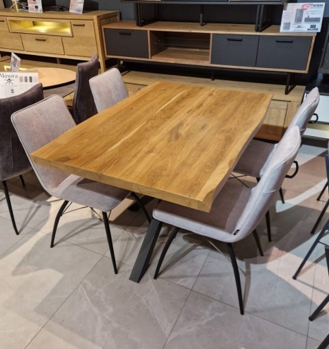 Zestaw stół H&H Metalox 130 x 90 + komplet krzeseł Zestaw stół H&H Metalox 130 x 90 + komplet krzeseł