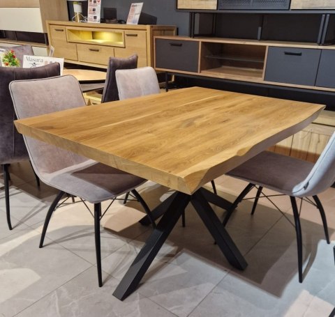 Zestaw stół H&H Metalox 130 x 90 + komplet krzeseł Zestaw stół H&H Metalox 130 x 90 + komplet krzeseł